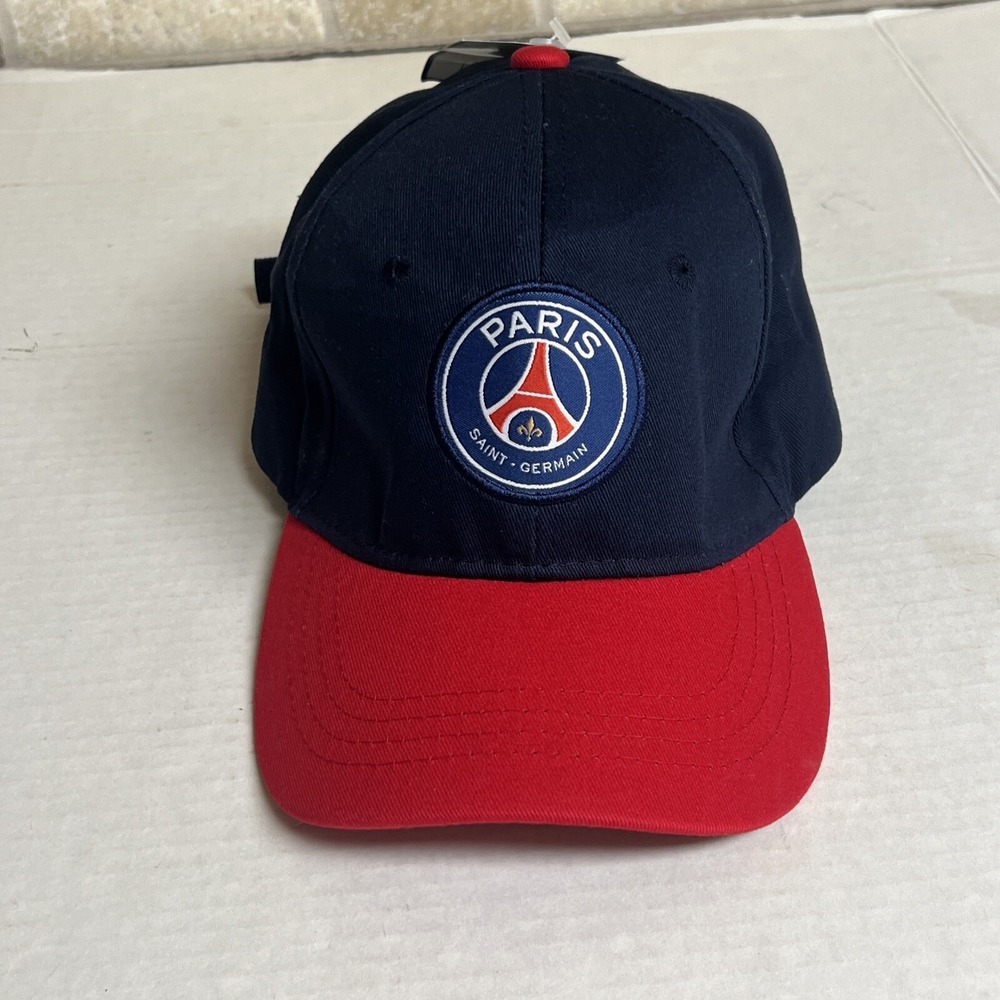 Paris Saint‎ Germain PSG - Blue Red Adjustable Cap HAT - Official License 2023